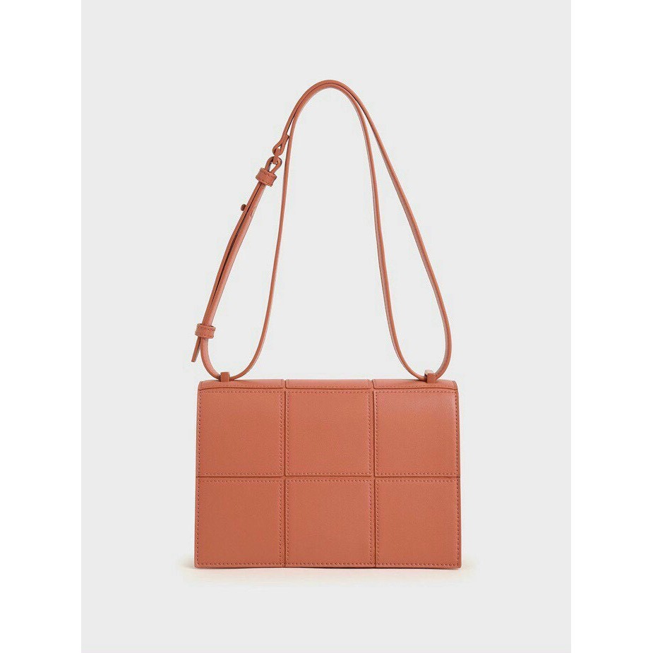 Túi CHARLES & KEITH Textured Panelled Shoulder Bag