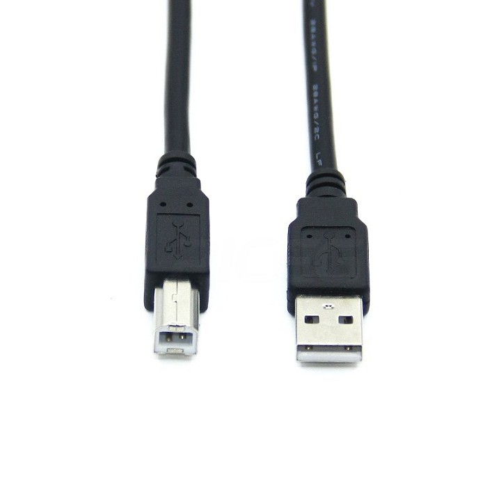 Dây máy in cổng USB độ dài tùy chọn (5M, 10M) đen