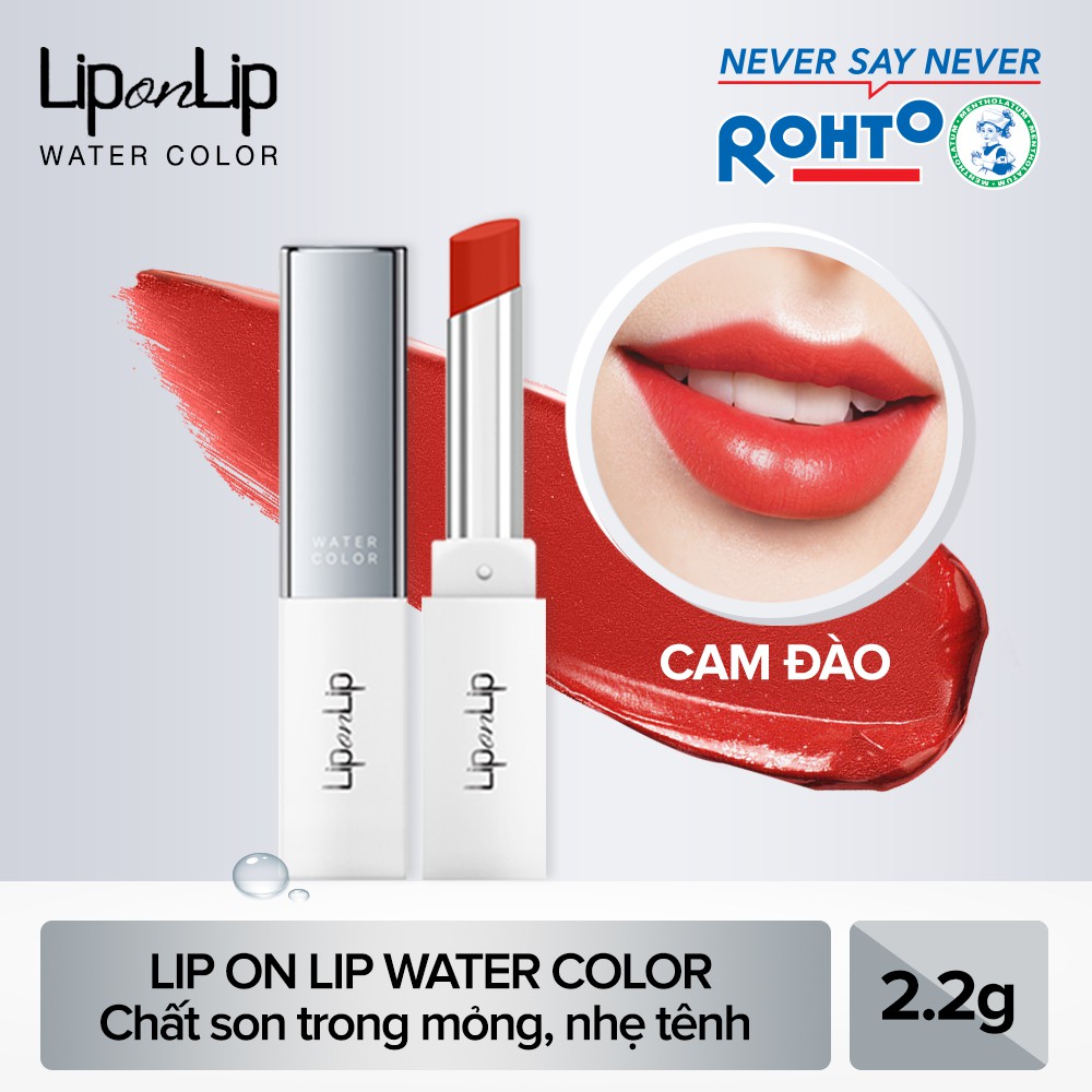 Son trang điểm dưỡng tối ưu Lip On Lip Water Color 2,2g | BigBuy360 - bigbuy360.vn