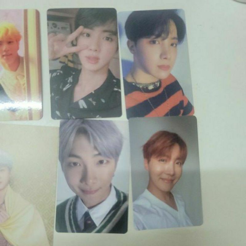 [OFFICIAL] Card album BTS Jin J-hope RM map of the soul, love yourself, card bomb