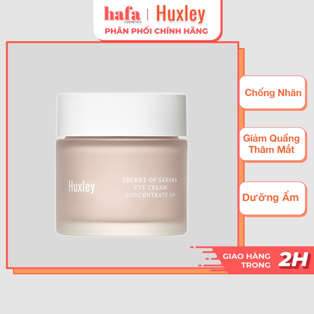 Kem Dưỡng Mắt Chống Lão Hóa Huxley Eye Cream - Concentrate On 30ml