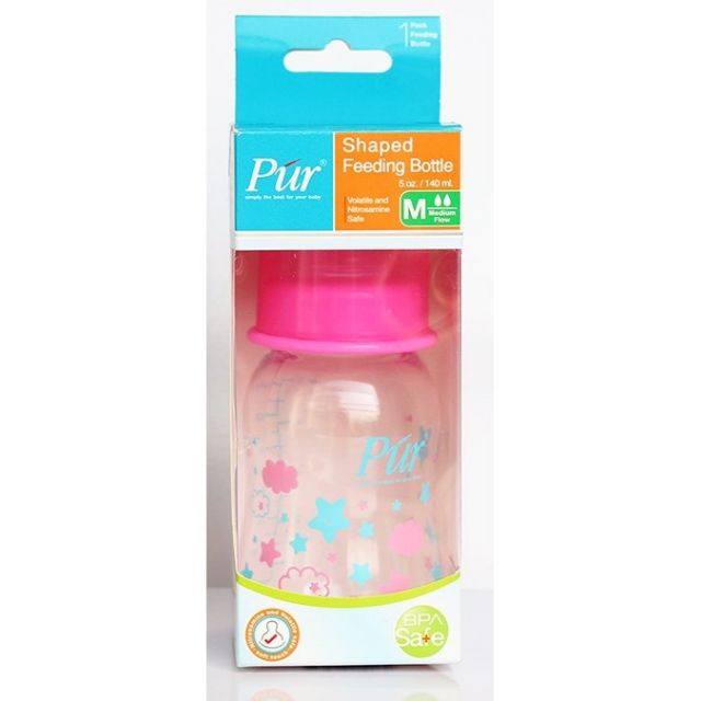 Bình sữa Pur cổ thường thân thon có eo 140ml/240ml