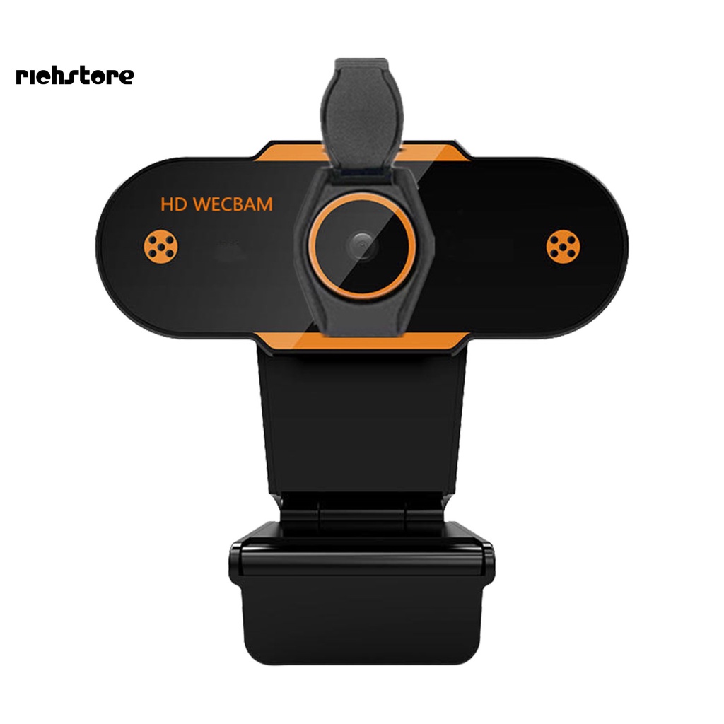 Webcam USB rộng 480P/720P/1080P/2K có vỏ bọc chống bụi cho phát sóng trực tiếp | BigBuy360 - bigbuy360.vn