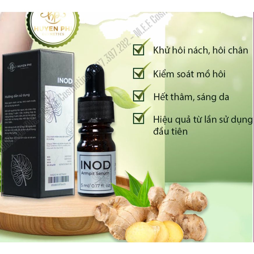 Serum khử mùi hôi nách INOD Huyền Phi hàng chuẩn công ty 1000% triệt hôi nách, hôi chân vĩnh viễn