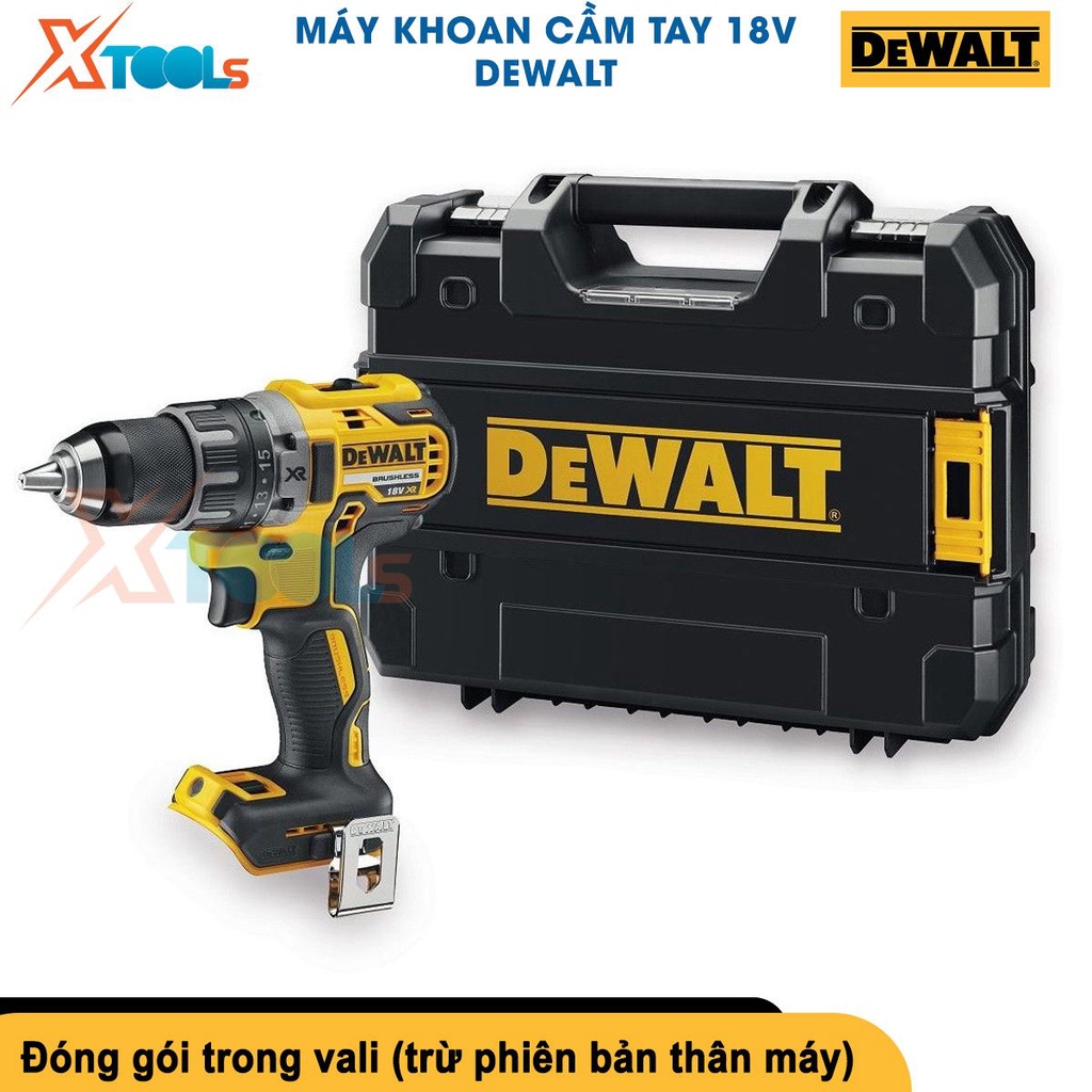 Máy khoan pin 18V Dewalt DCD791N động cơ không chổi than, tốc độ không tải 0-2000v/p [CHÍNH HÃNG][XTOOLS]