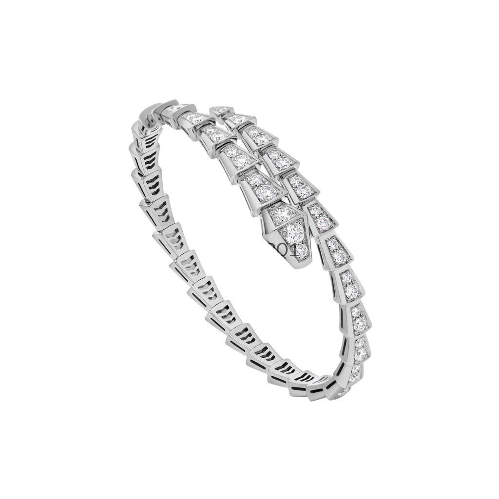 Vòng tay mạ vàng trắng đính đá kim cương giả thời trang sang trọng 18 Kt