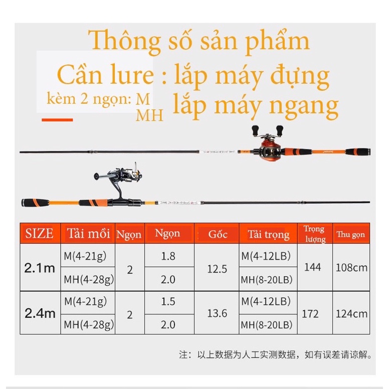 cần lure siêu cấp chính hãng MC