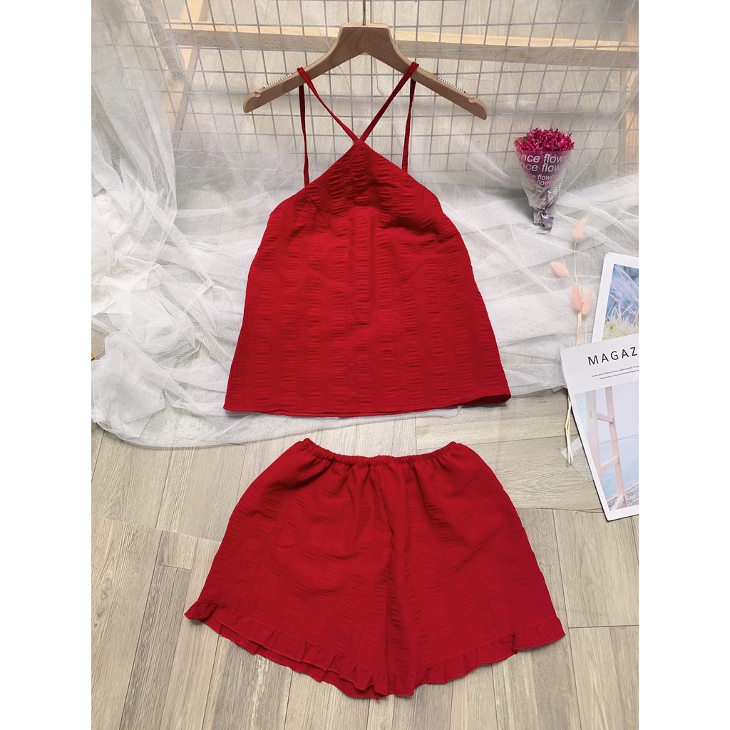 Set bộ Yếm màu ngọt ngào- Chất vải xốp mềm QC - MYMOTA_xưởng chuyên sỉ M17 | BigBuy360 - bigbuy360.vn