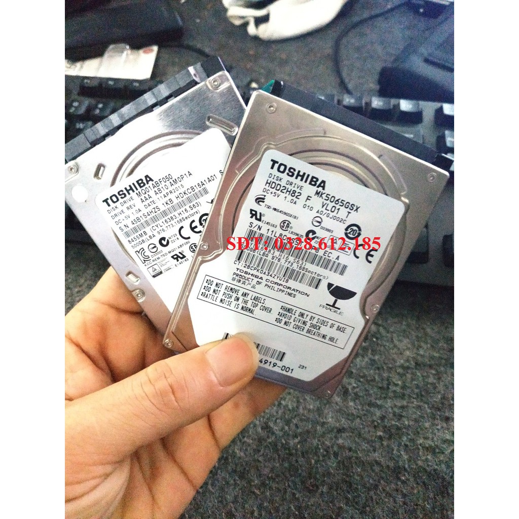 Ổ cứng laptop TOSHIBA 750G và 500G  siêu đẹp