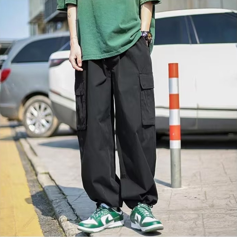 Quần Legging Ống Rộng Phong Cách Nhật Bản Dành Cho Nam