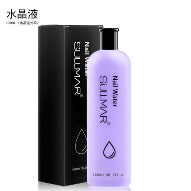 Nước hỗ trợ hoa nổi , nước hỗ trợ đắp móng cùng bột đắp móng hiệu Sullmar chai 500ml, 1000ml...