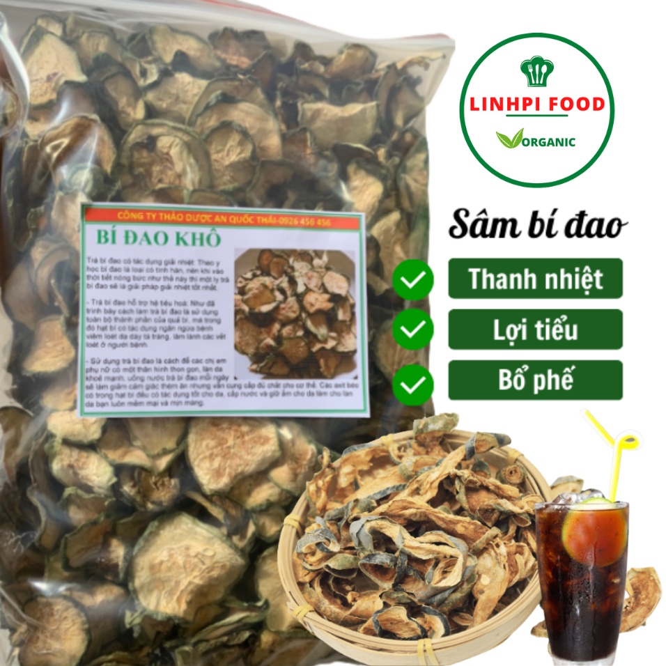 300g Trà Bí Đao Sấy Khô Thơm Ngon Nấu Nước Sâm, Thanh Nhiệt Mát Gan Giảm Béo