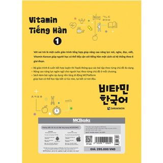 Sách Vitamin Tiếng Hàn 1 Mcbooks