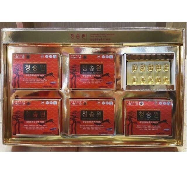 1 HỘP TINH DẦU THÔNG ĐỎ CHEONGSONGWON HÀN QUỐC LOẠI CAO CẤP, 180 VIÊN | BigBuy360 - bigbuy360.vn