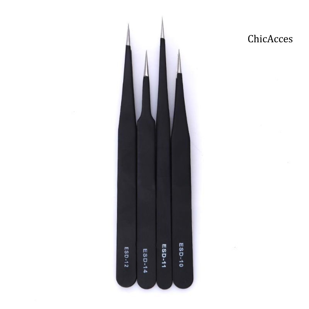 [Big Sale] Set 6 Nhíp Chống Tĩnh Điện Bằng Thép Carbon