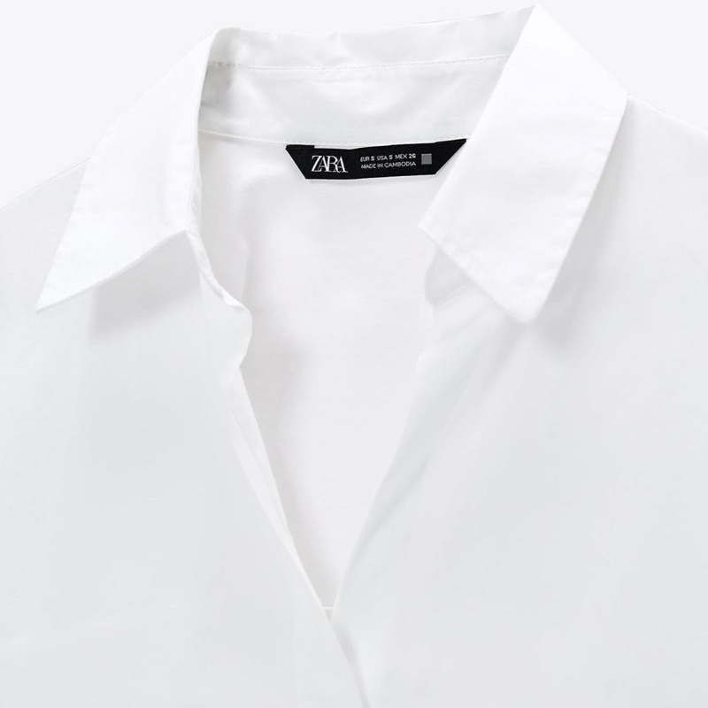 Thanh lý sơ mi dáng dài Zara auth