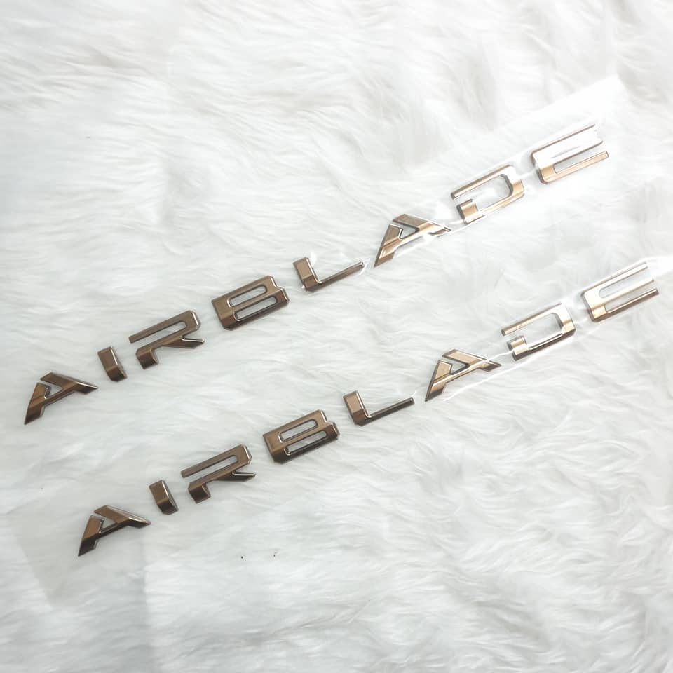 TEM AIR BLADE 125 2020 CHỮ NỔI MÀU VÀNG GOLD HÀNG CAO CẤP SIÊU NÉT