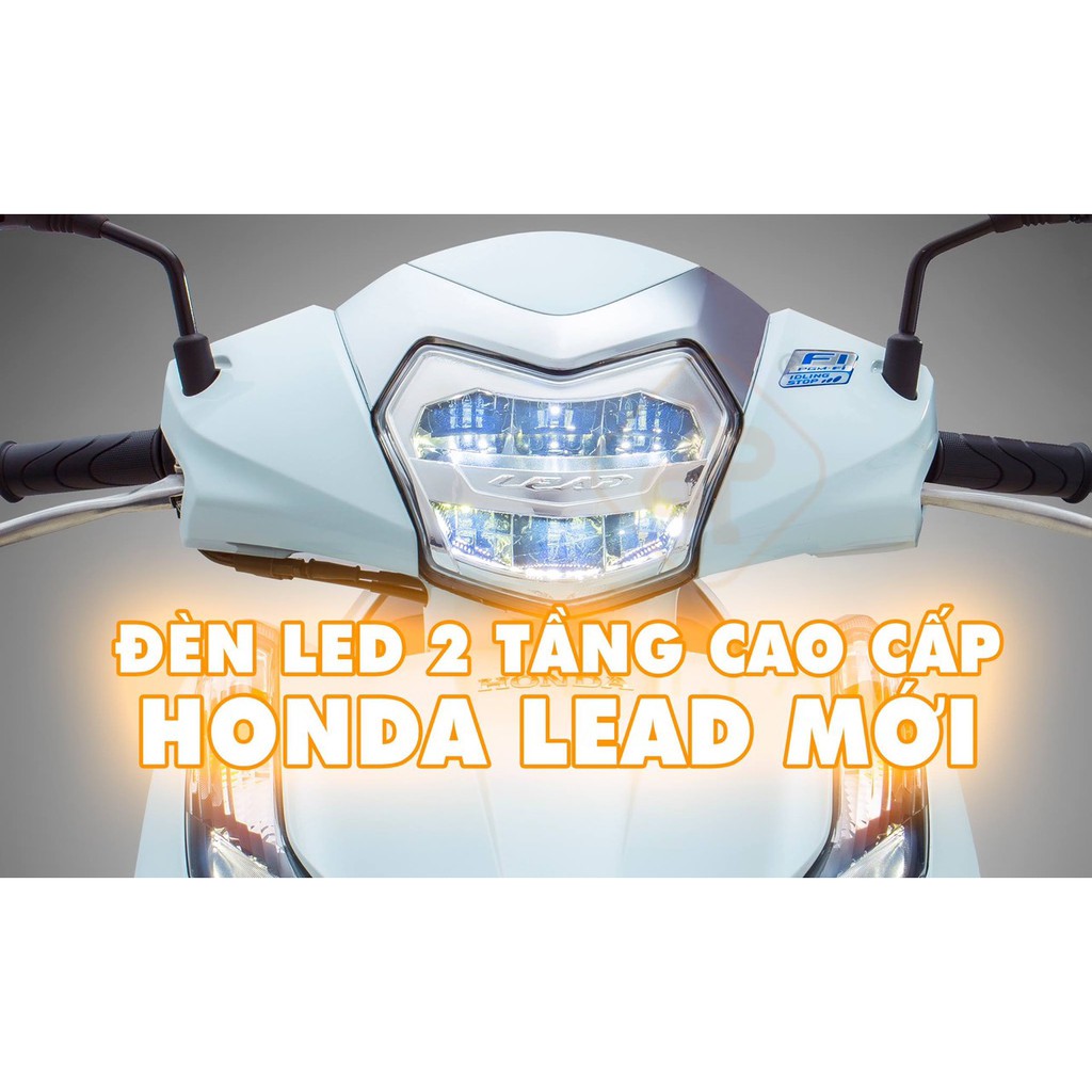 HỆ THỐNG ĐÈN PHA LED 2 TẦNG XE HONDA LEAD 2018-2020 CHÍNH HÃNG ZHIPAT- TẶNG BÌNH NƯỚC