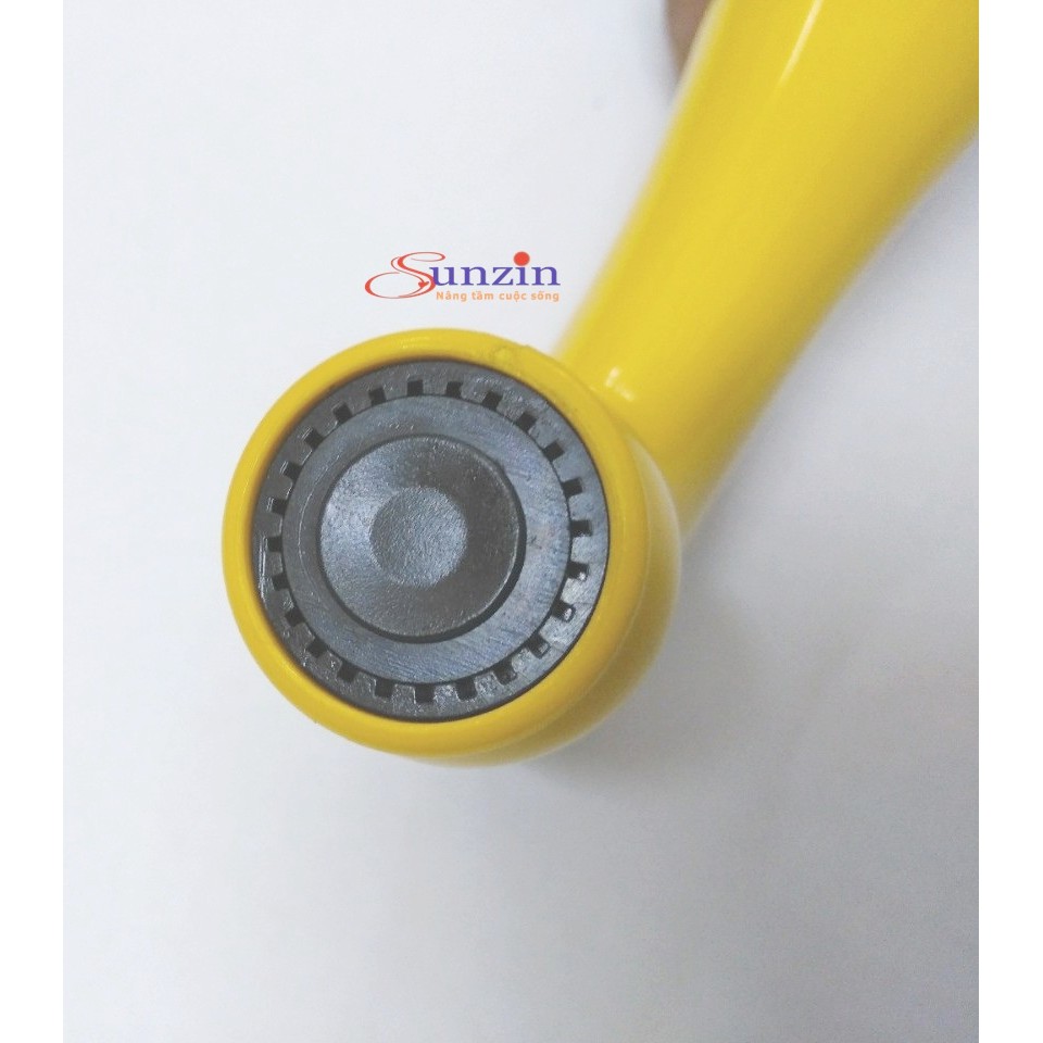 Đầu xịt rửa vệ sinh SZ077, chất liệu nhựa ABS (vàng), tặng 2 gioăng cao su
