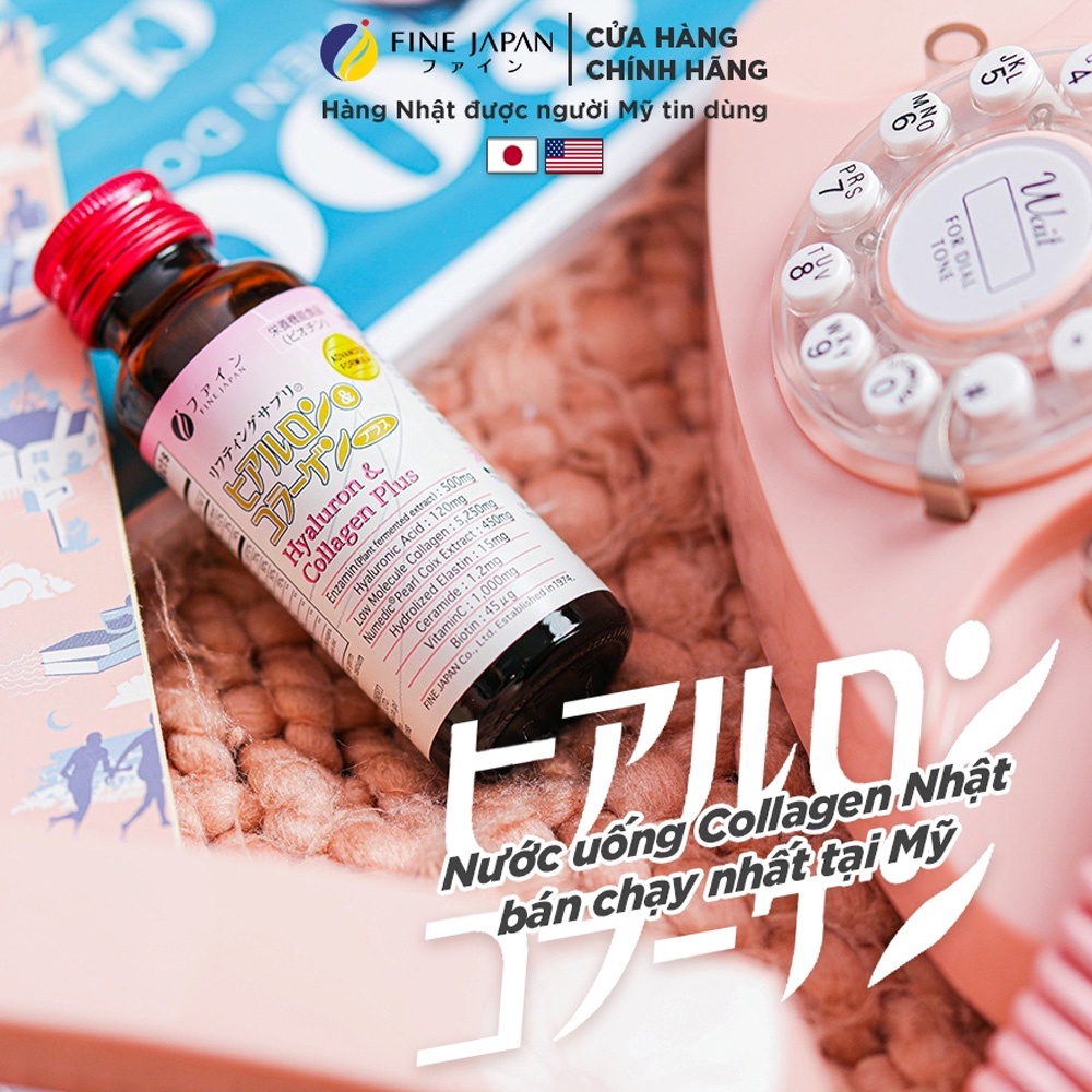 Nước uống Collagen & Hyaluron Fine Japan Plus 5.250mg