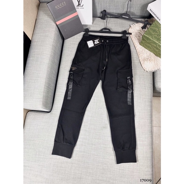 Quần jogger Nam Vải Nỉ Trơn Mịn - Quần Dài Nam Ống Bo Siêu Đẹp