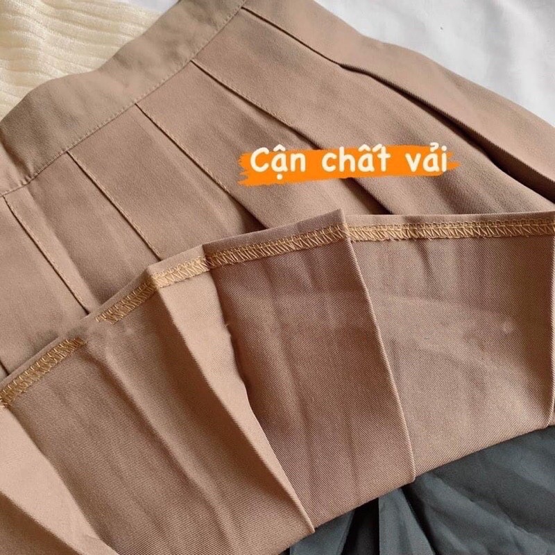 Chân váy tennis xếp ly cạp cao dáng chữ A có 4 màu