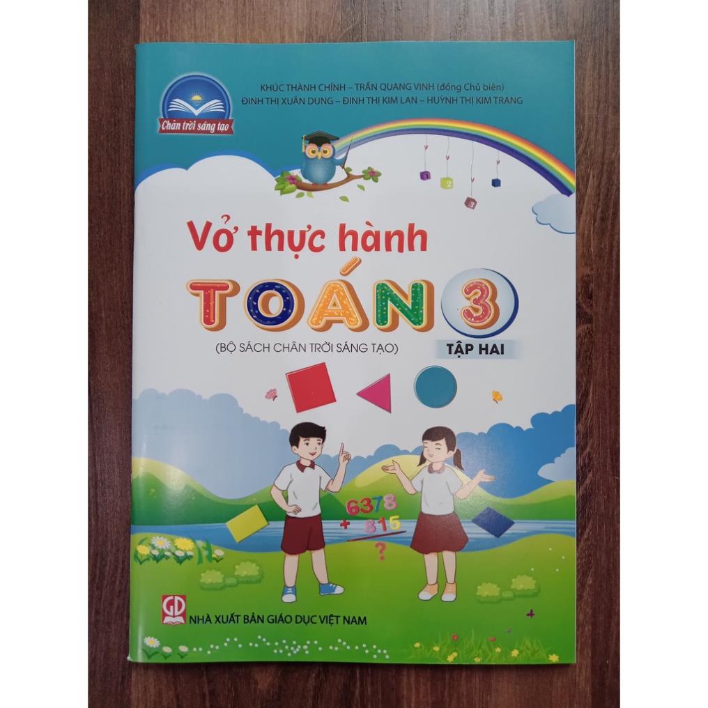 Sách - Vở thực hành Toán 3 - Tập 2 ( Bộ Chân trời sáng tạo )