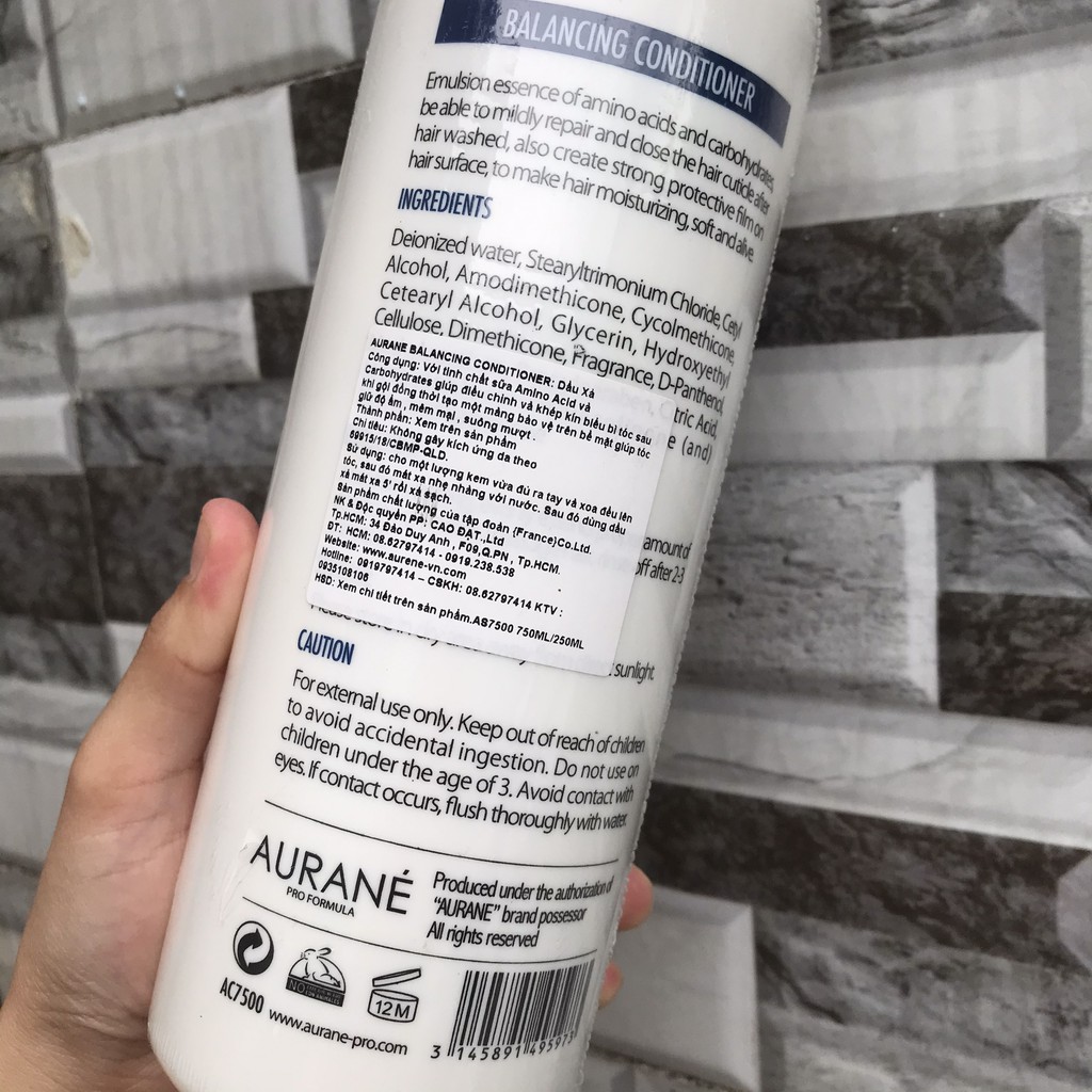 Dầu xả dinh dưỡng Aurane Balancing Conditioner cho mọi loại tóc