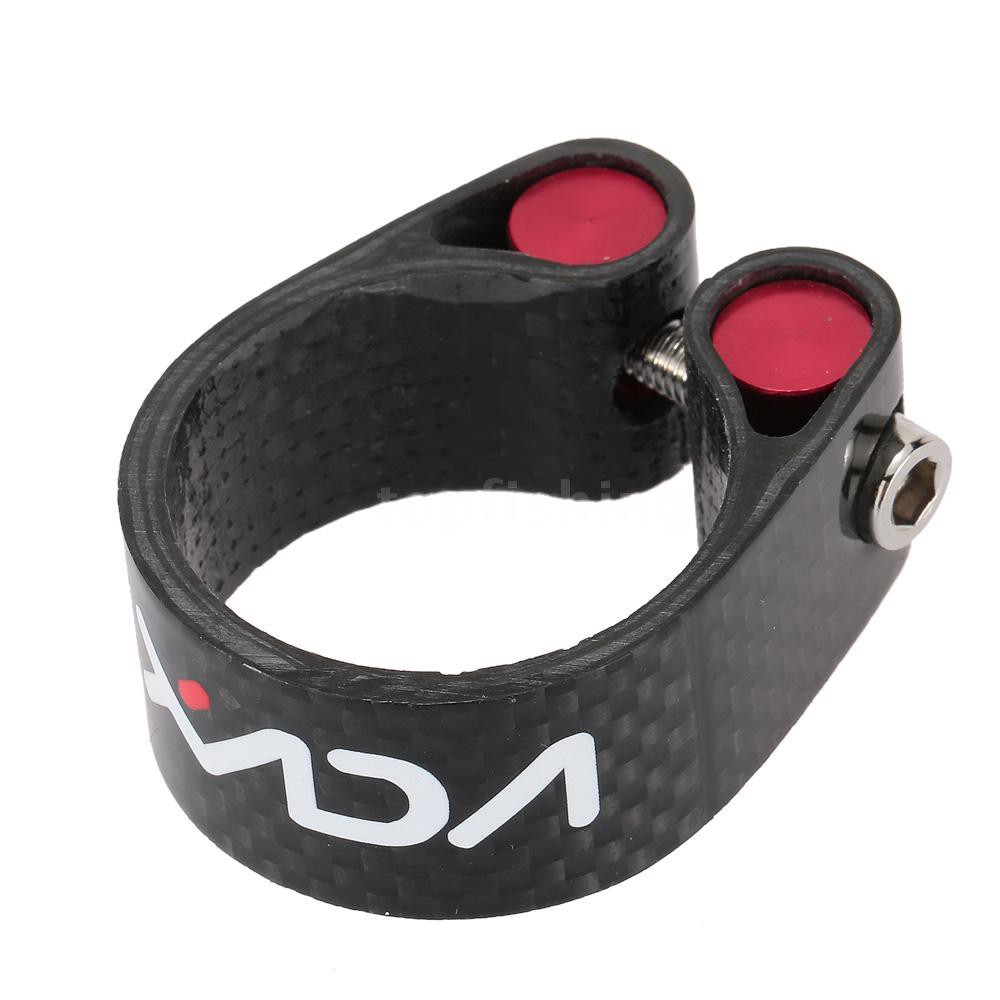 Khóa cốt yên xe đạp bằng sợi Carbon siêu nhẹ 30.2mm 34.9mm