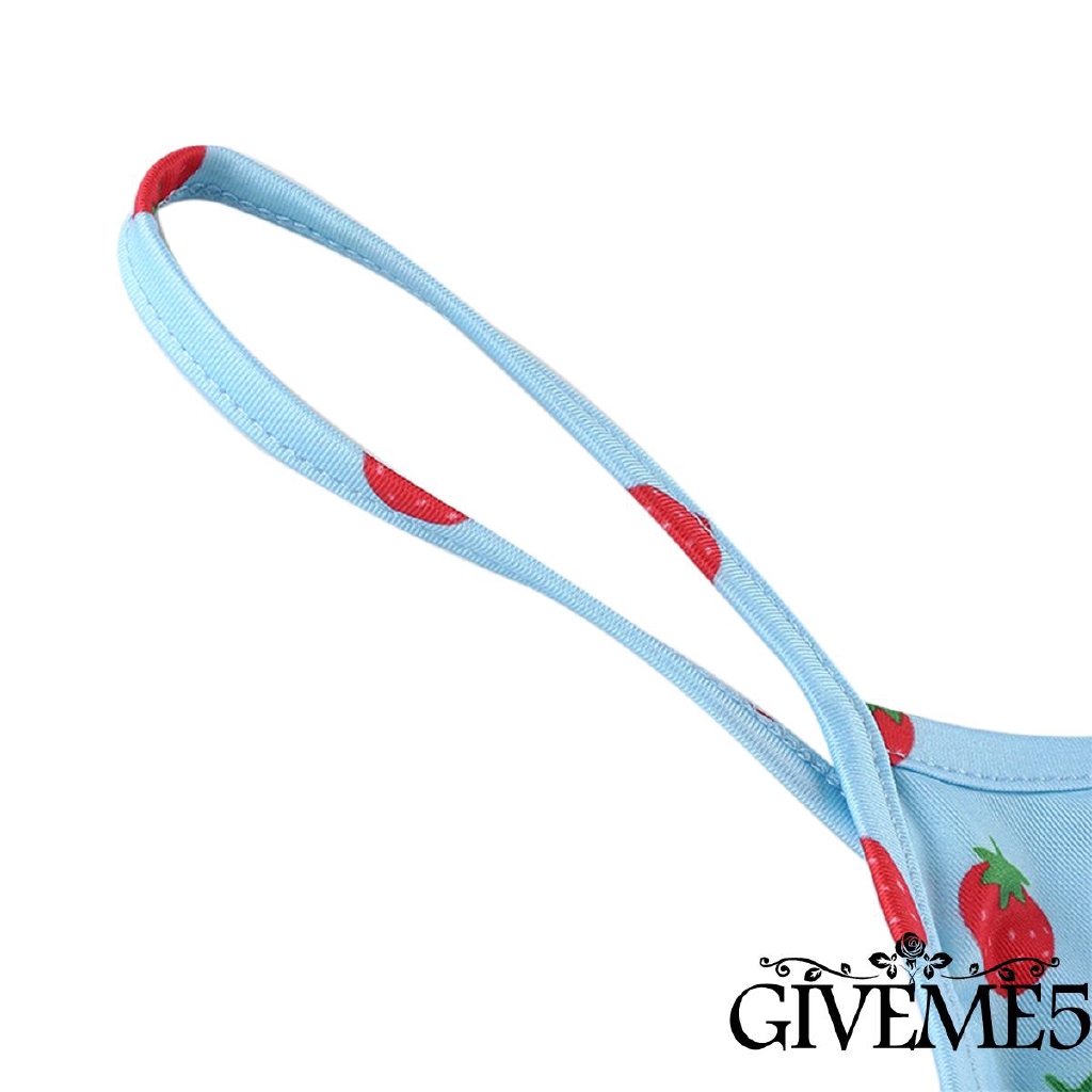 Áo Thun Lỗ Nữ In Hình Quả Dâu