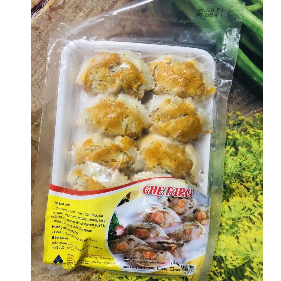 Khay 10 miếng Chả Ghẹ Facri siêu ngon ( chiên, hấp,nướng,..)