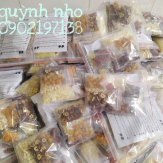 Combo 10 Set nấu chè dưỡng nhan [ SET LỚN ] [ 12 VỊ 500G ] [ TẶNG KÈM TÁO ]