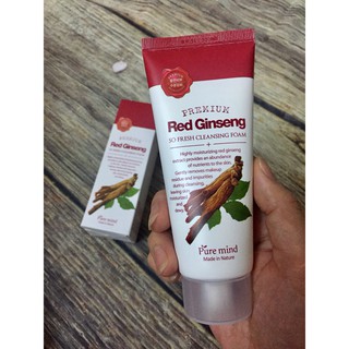 SỮA RỬA MẶT HỒNG SÂM RED GINSENG SO FRESH CLEANSING FOAM PURE MIND 100ML