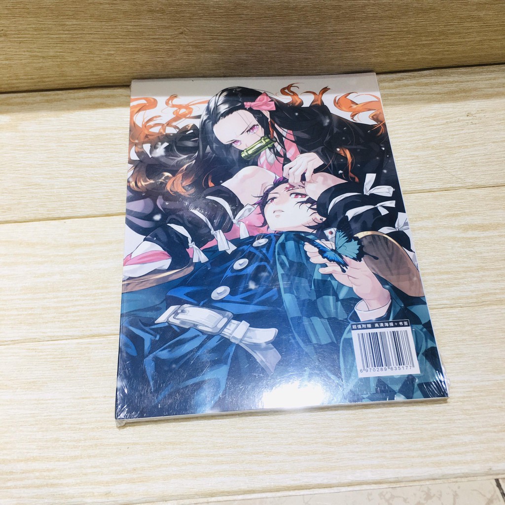 Album ảnh Kimetsu no Yaiba Thanh gươm diệt quỷ A4 bìa mềm album ảnh tặng kèm poster tập ảnh