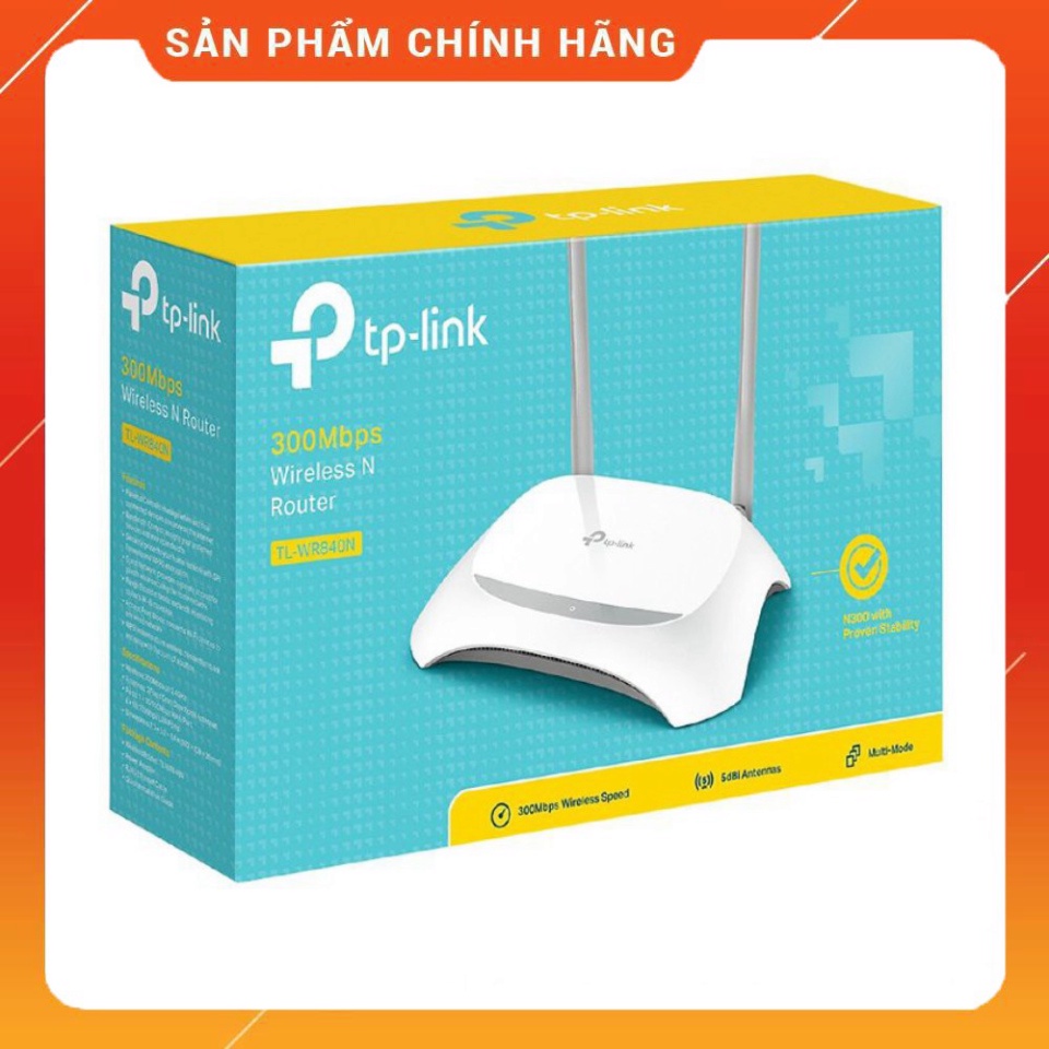 ✅ Bộ phát wifi TP-Link TL-WR840N Wifi 300Mbps Bảo hành-24 tháng chính hãng ✅