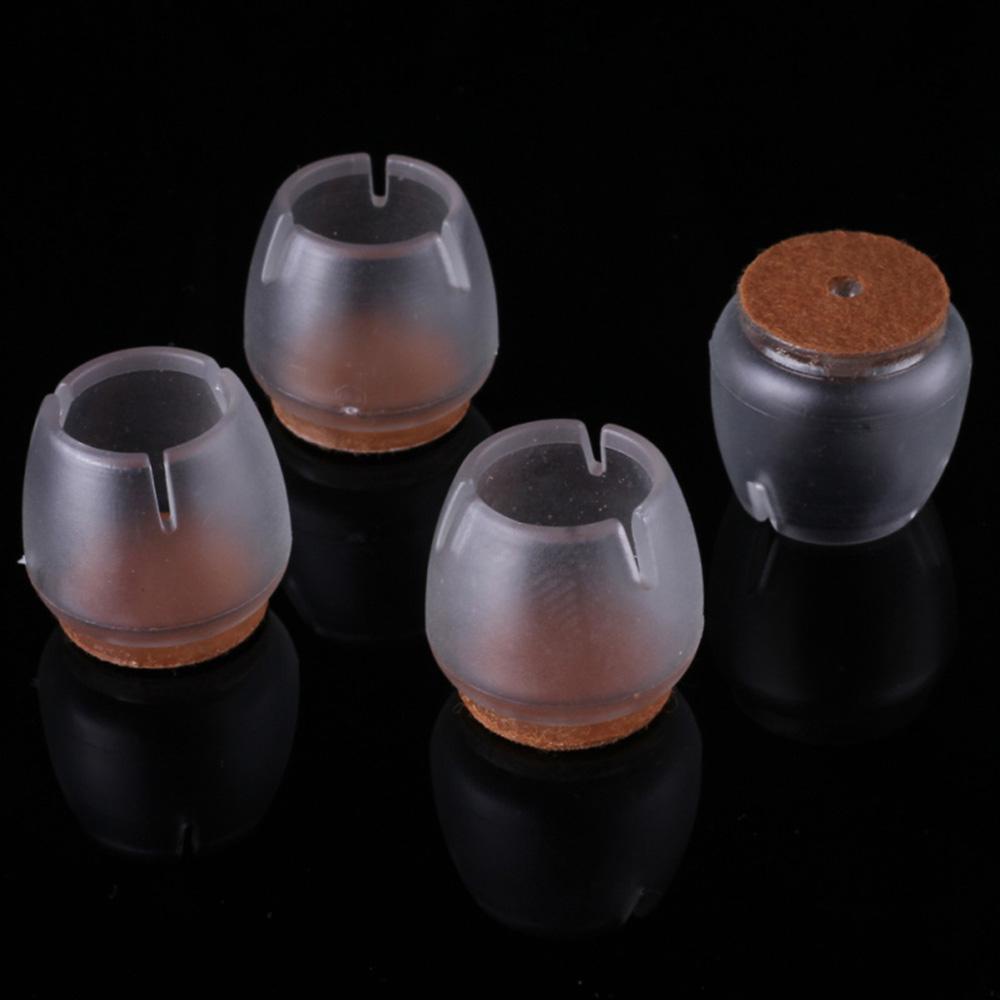 Bộ 16 Miếng Đệm Silicone Tròn Lót Chân Ghế Bảo Vệ Sàn Nhà
