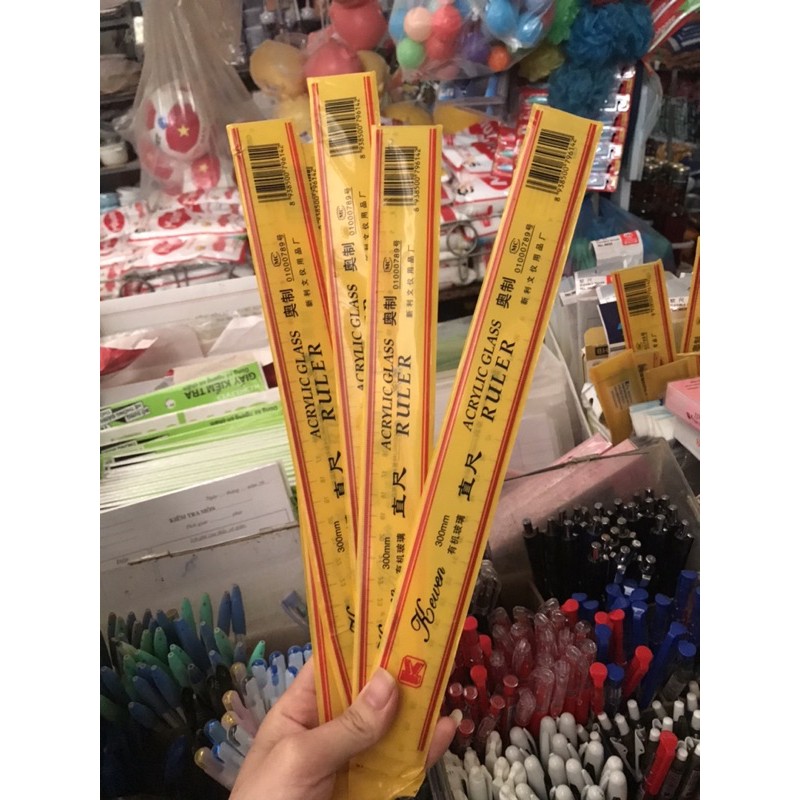 THƯỚC KẺ DẺO - CỨNG 20cm 30cm
