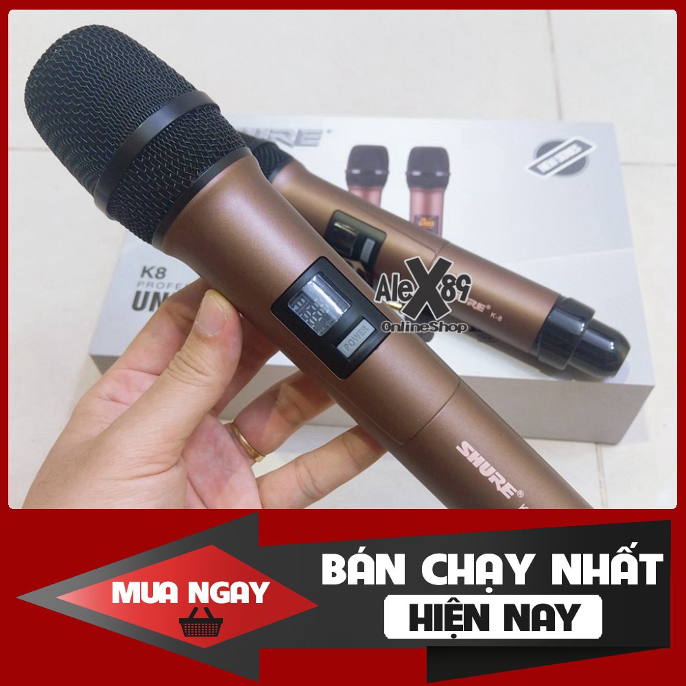 [Giảm giá] Micro Shure K5 Không Dây 2020 - Bảo Hành 12 Tháng chất lượng - Hàng chất lượng