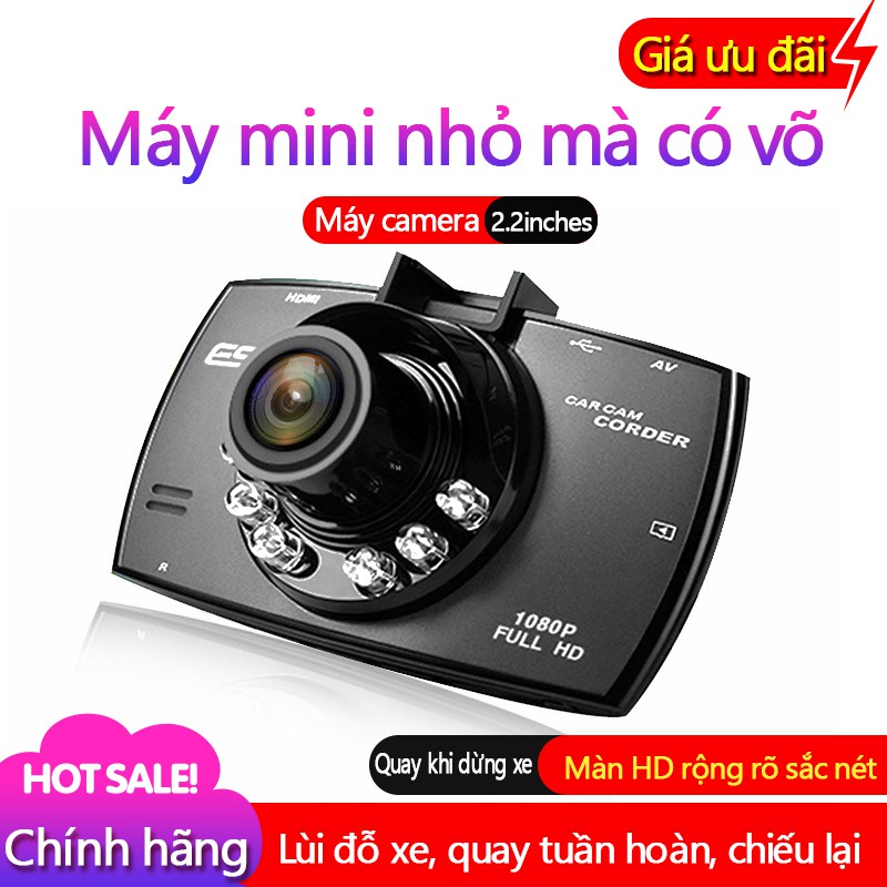 Camera hành trình ô tô 1080P tầm nhìn ban đêm ống kính kép độ phân giải phía trước giám sát toàn cảnh xe 24h CR39 | BigBuy360 - bigbuy360.vn