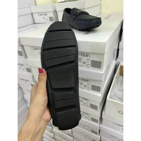 Giầy Sục Nam Calvin Klein Da Thật