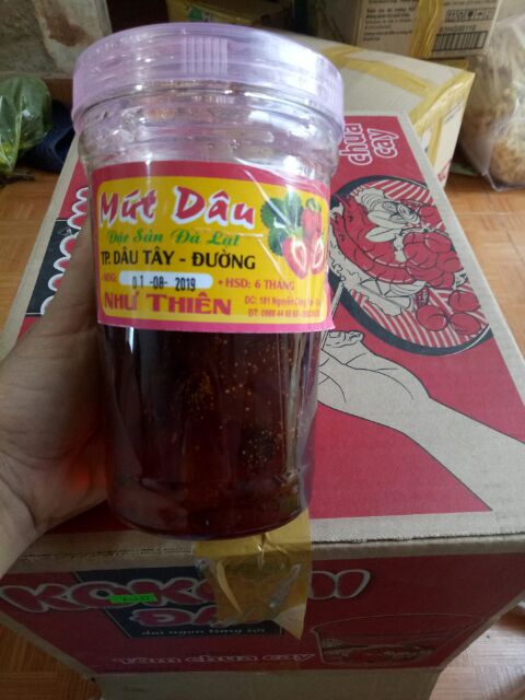 Mứt dâu tây ,dâu tằm nguyên xác Đà Lạt