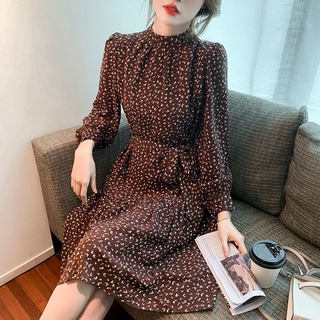 Đầm Hoa Ôm Eo Phong Cách Phương Tây