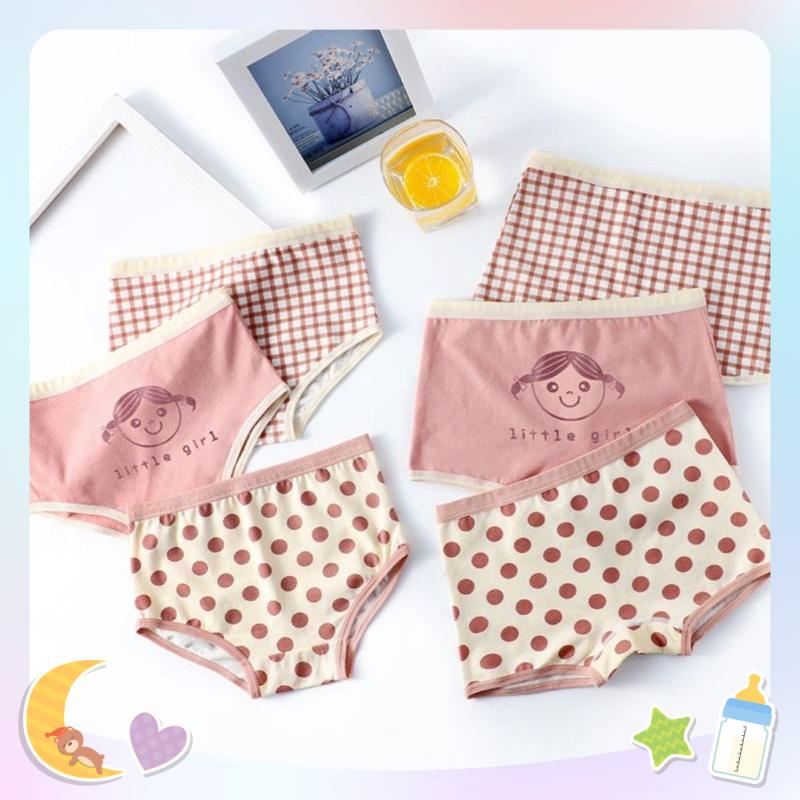 Combo 3 quần chip cotton kháng khuẩn cực xịn cho bé