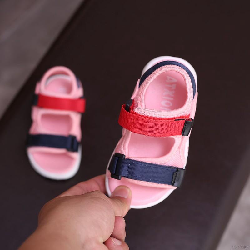 Sandal mềm mại chống trơn trượt thời trang mùa hè cho bé trai / gái