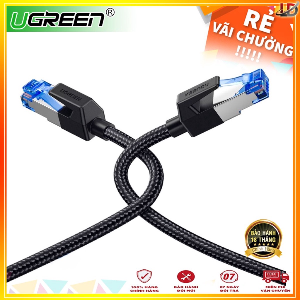 Dây mạng Cat8 RJ45 Ugreen chính hãng 80429 80430 80431 80432 80433 (Tốc độ 40Gbps-2000MHz) - Phukien