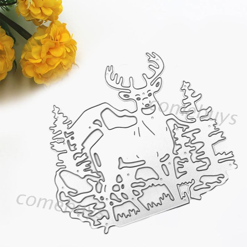 Khuôn Cắt Giấy Kim Loại Hình Cây Thông Giáng Sinh