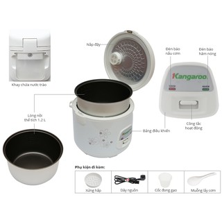 Nồi Cơm Điện KANGAROO KG18N 1.2L