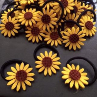 Buộc tóc và kẹp tóc hoa hướng dương 🌻🌻