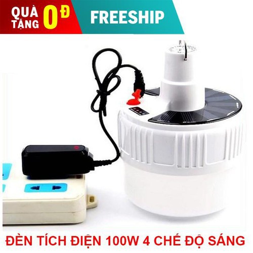 Đèn led tích điện năng lượng mặt trời siêu sáng Có Điều Khiển Từ Xa .