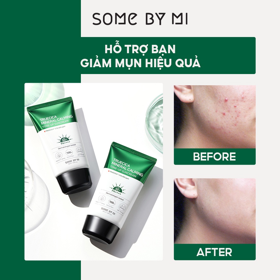  Kem Chống Nắng Some By Mi Truecica Mineral 100 Calming Suncream 50PA++++ 50ml | WebRaoVat - webraovat.net.vn